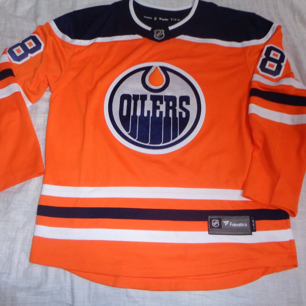 Edmonton Oilers Jesse Puljujarvi Fanatics Branded Breakaway Jersey Size Medium